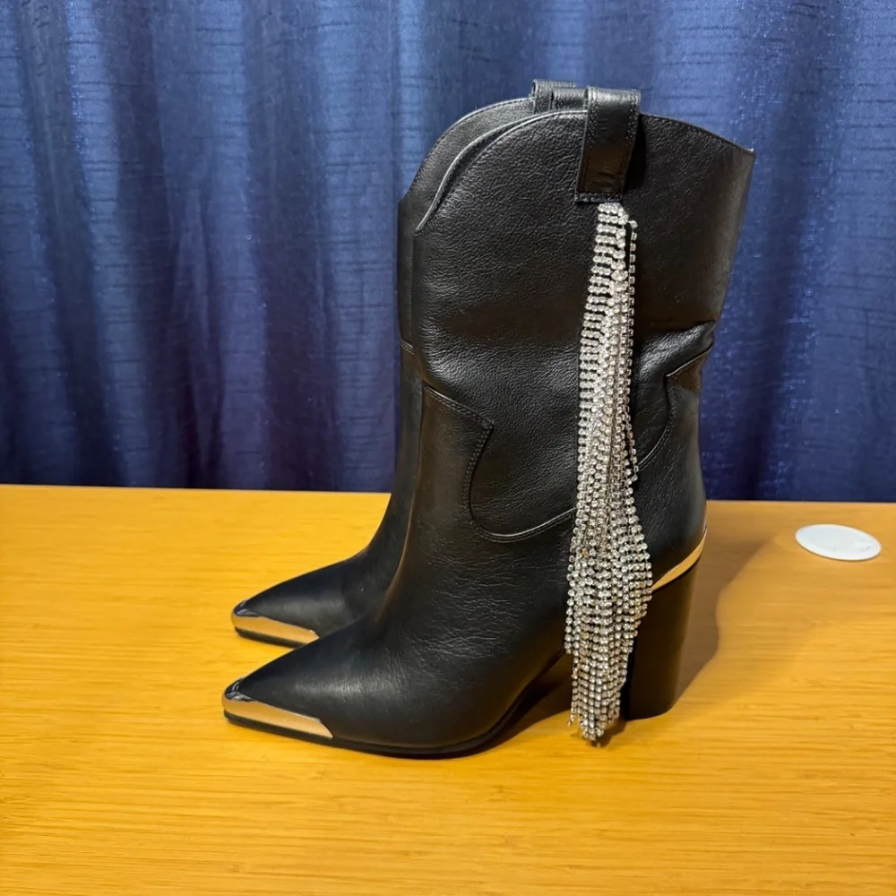 Daniel X Diamond Stage Coach Western Boot cowboy